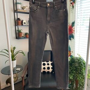 7 For All Mankind Charcoal Skinny Jeans